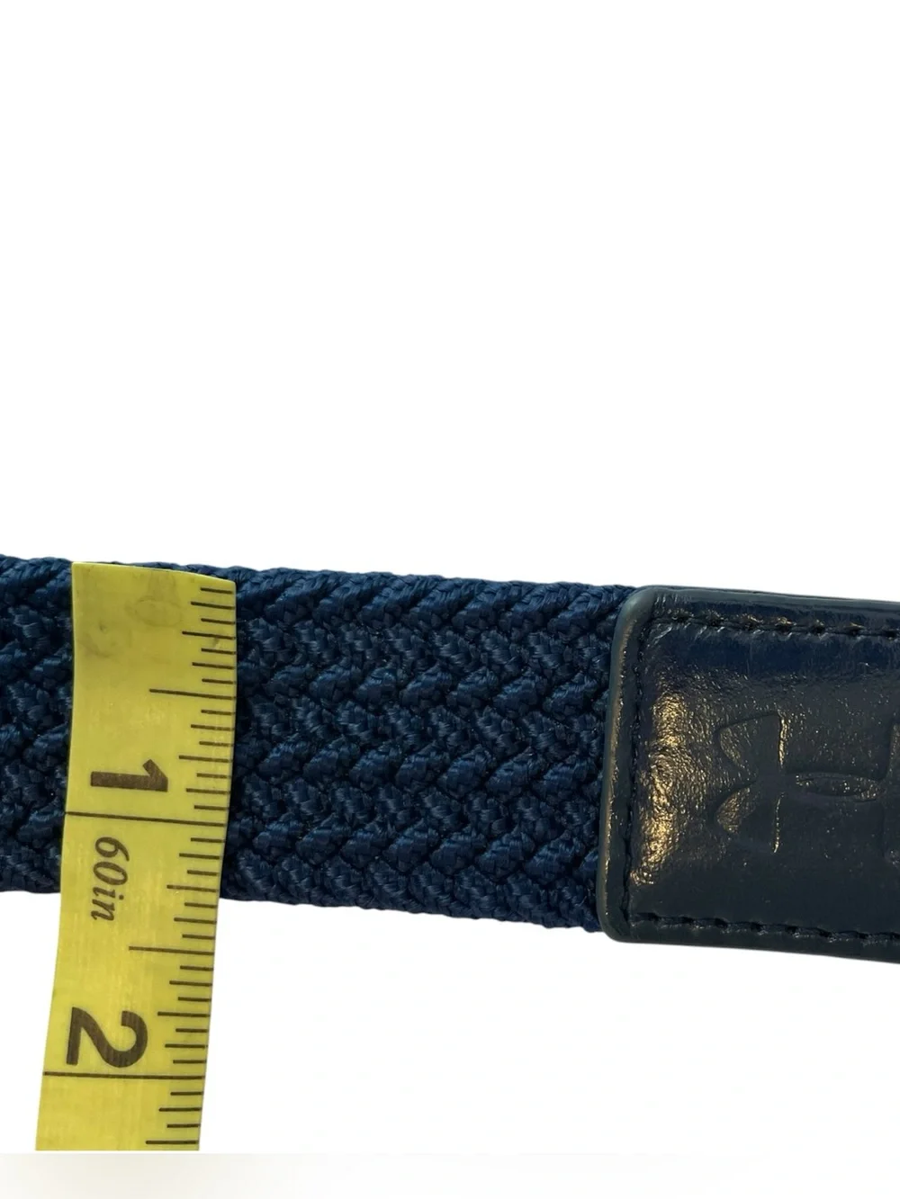 Under Armour UA Drive Belt Men’s L 32 - 40 Braided Stretch Adjustable Golf Navy